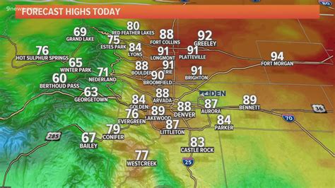 Denver weather: Hot again before afternoon storms